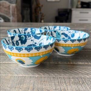 Set of 4 - Maxwell & Williams Rhapsody Cereal Bowls